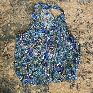 Express floral wrap top